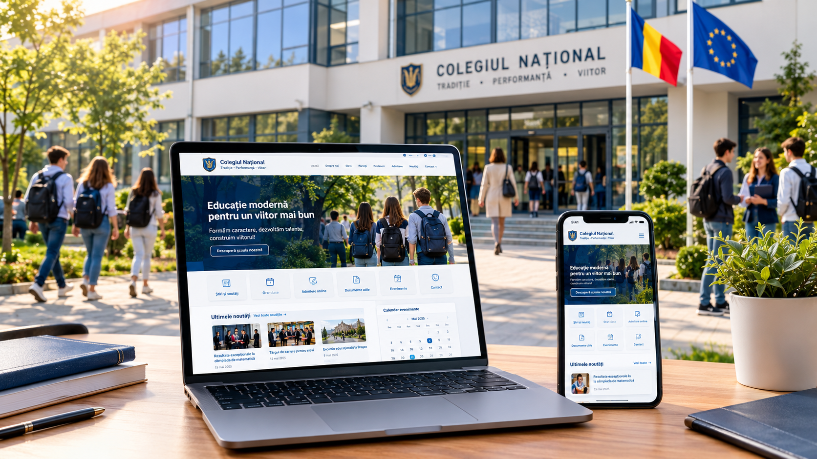 Website pentru colegiu
