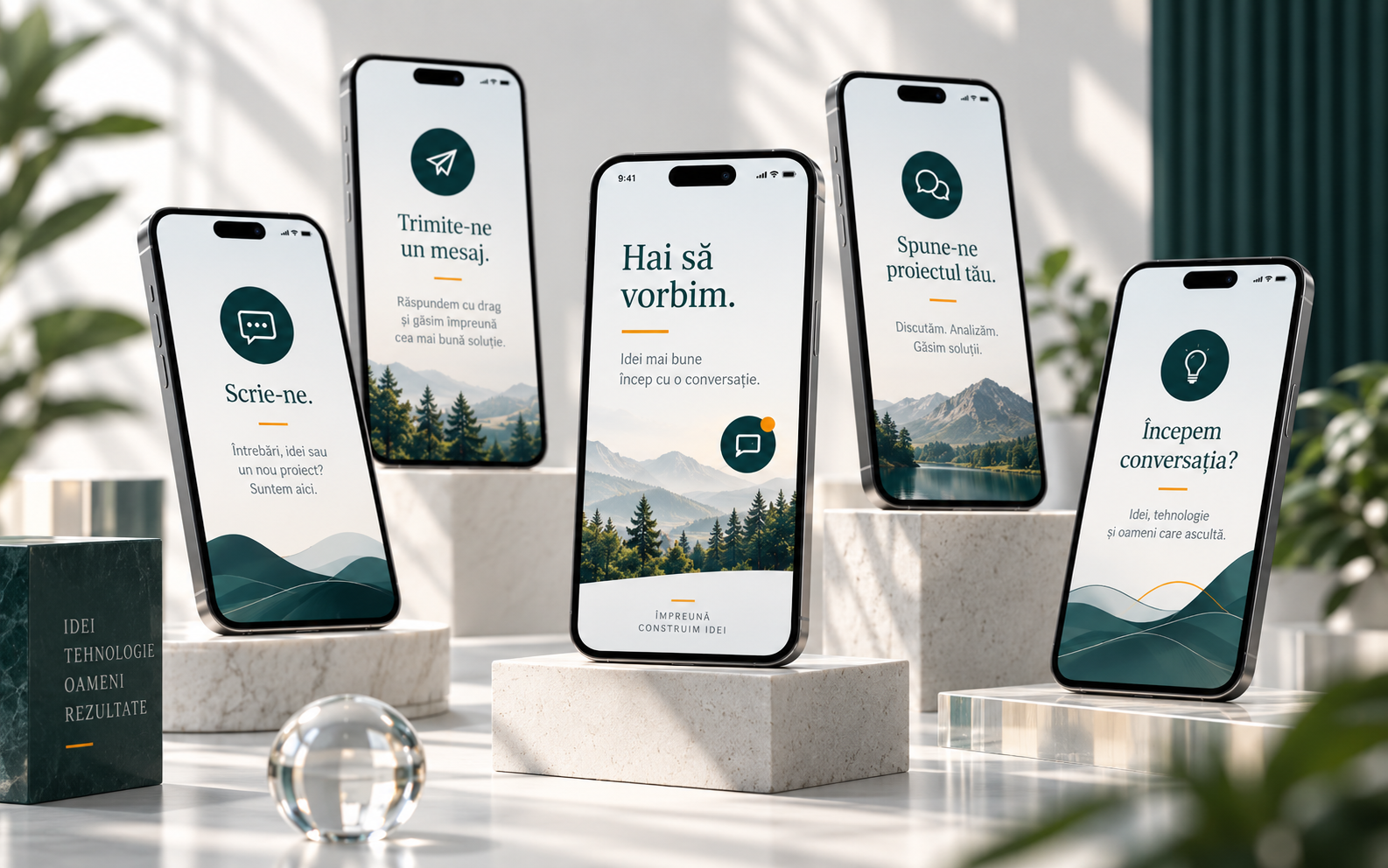 Contact VisionFlow pentru website-uri, software și proiecte de promovare