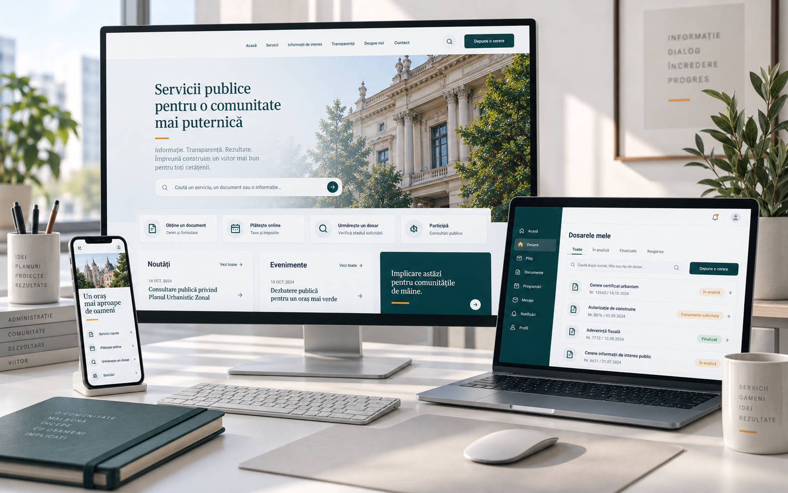 Exemplu de planificare și dezvoltare a unui proiect digital VisionFlow